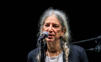 Patti Smith, 78, collapses on stage in Brazil, hitting her head