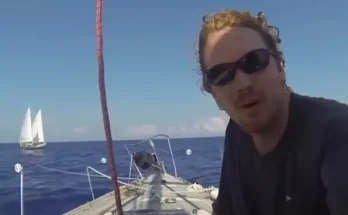 Man who spotted 'ghost ship' while sailing near Bermuda Triangle has some remarkable video footage
