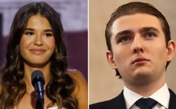 Surprising age gap between Trump’s son Barron and granddaughter Kai has people seriously baffled