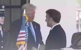 Body language expert breaks down Donald Trump and French President's attempt to 'assert power' during awkward handshake