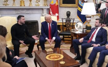 Vice President JD Vance is being mocked over 'embarrassing' comment he made during heated Zelenskyy debate