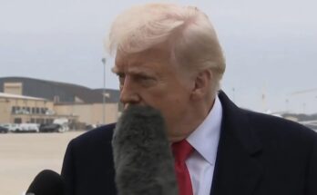 Crazy conspiracy theory emerges after reporter hits Trump in the face with a mic: 'Needs to be investigated'