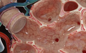 "Inside Your Lungs: How Alveoli and Surfactant Keep You Breathing Effortlessly! 🫁"