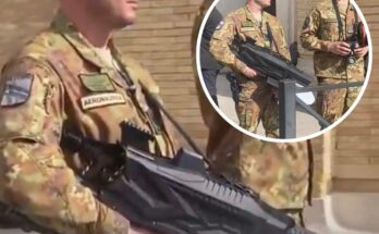 Truth behind huge 'futuristic' firearms seen at Pope Francis' funeral